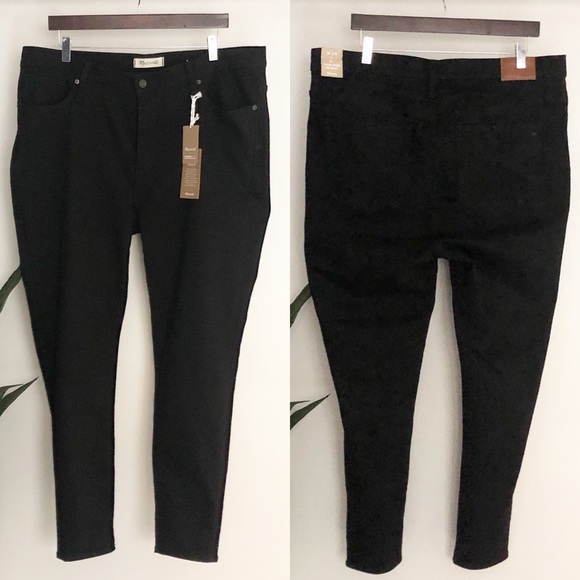 Madewell Black 9" High-Rise Skinny Jeans size 36 - Picture 3 of 8